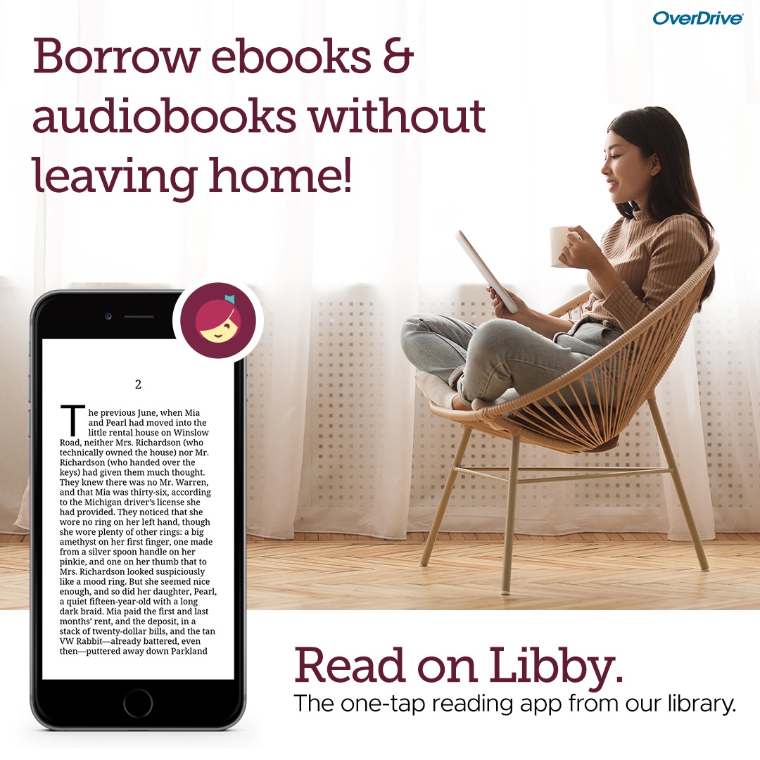 Try Libby of ebooks and audiobooks!