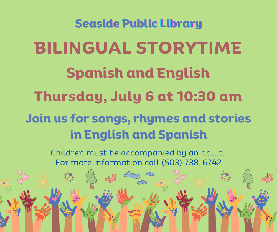 Bilingual Storytime Spanish and English July 6th 2023
