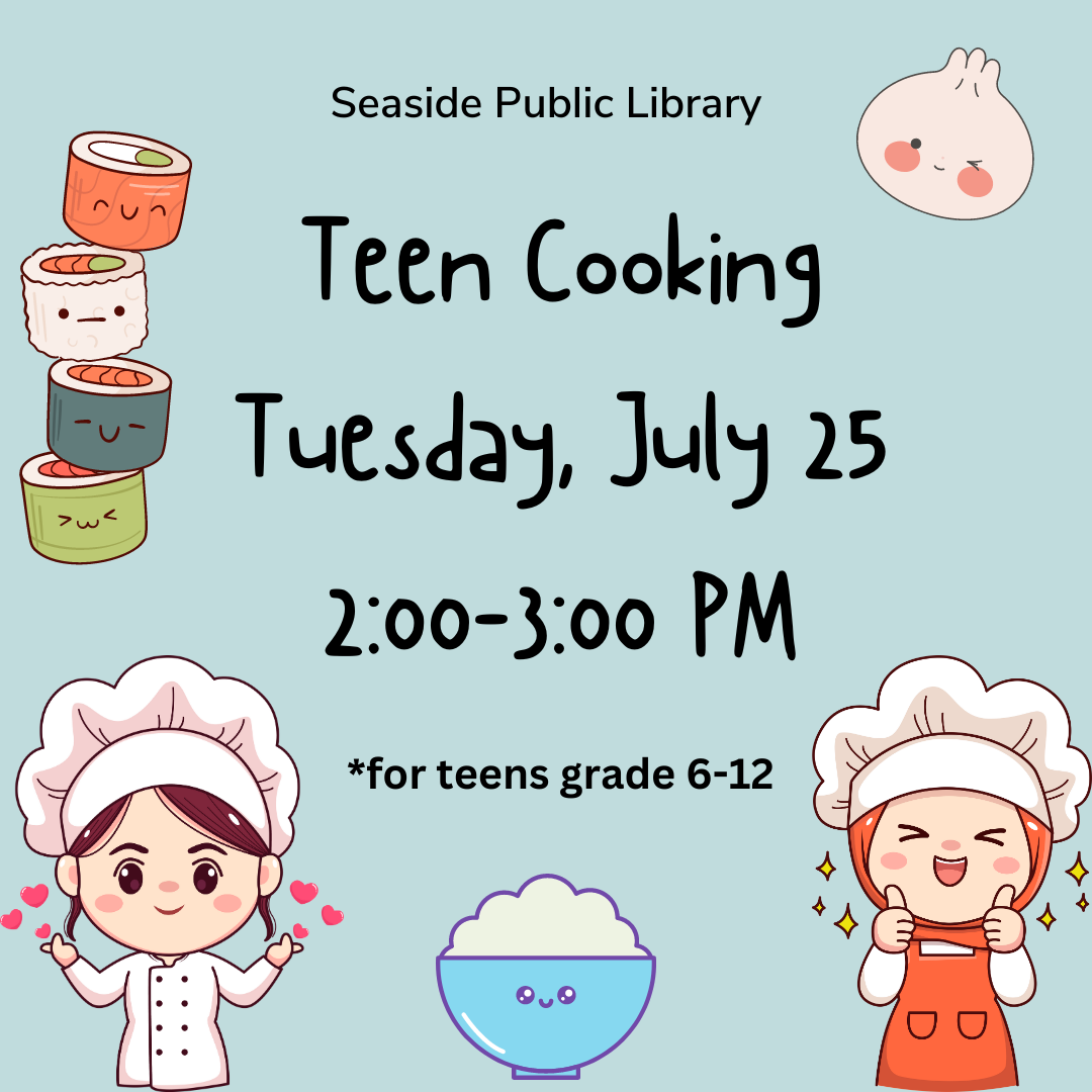 Teen Tuesday July 25th, 2023 Cooking