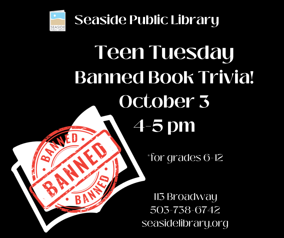 Teen Tuesday Banned Books Week Trivia