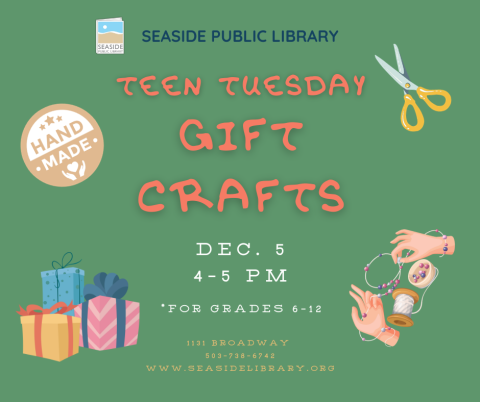 Teen Tuesday Gift Crafts!