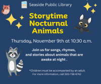 Storytime Nocturnal Animals