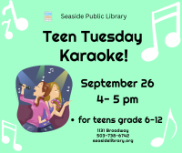 Teen Tuesday Karaoke!
