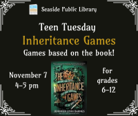 Teen Tuesday Inheritance Games! (Based on the book)