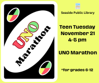 Teen Tuesday Uno Marathon Game