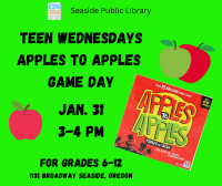 Teen Wednesday: Apples to Apples Marathon Game!