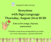 Storytime with Sign Language